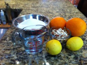 Ingredients for the filling